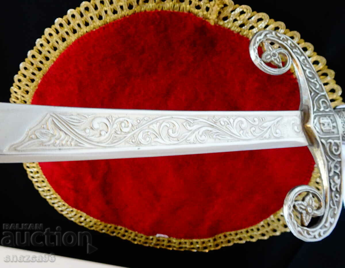 Italian Yataghan, saber, marked with price 49.00 BGN | € 25.05
