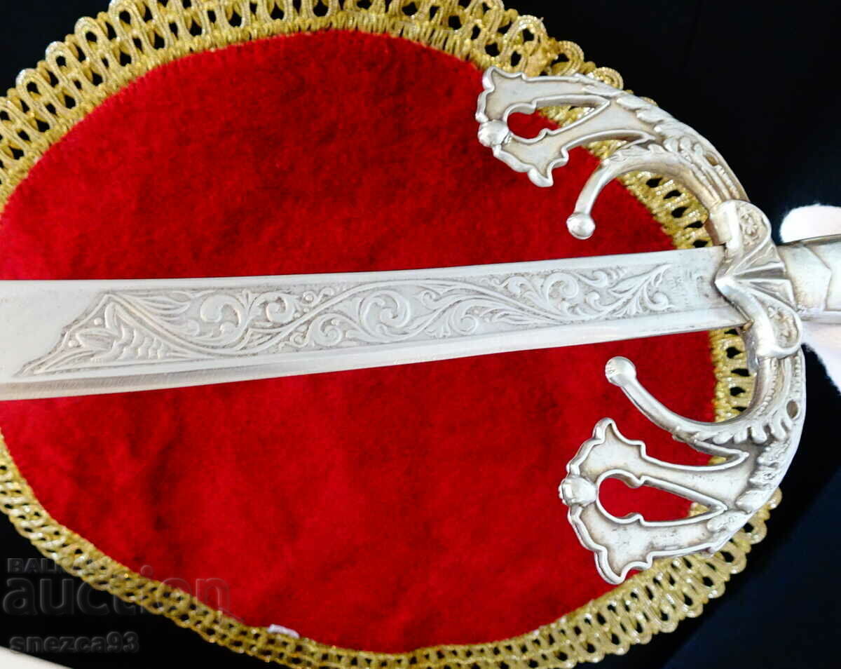 Antique Italian scimitar, saber, marked. with price 46.00 BGN | € 23.52 Antique Italian scimitar, saber, marked. with price 46.00 BGN | € 23.52