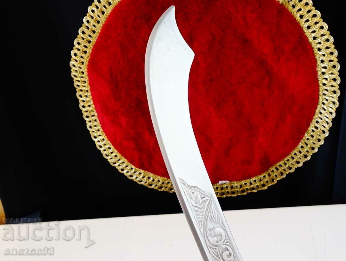 Antique Italian scimitar, saber, marked. - 6 Antique Italian scimitar, saber, marked. - 6