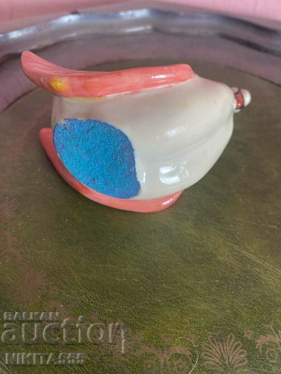 A uniquely beautiful figure of a small porcelain swan - 5 A uniquely beautiful figure of a small porcelain swan - 5