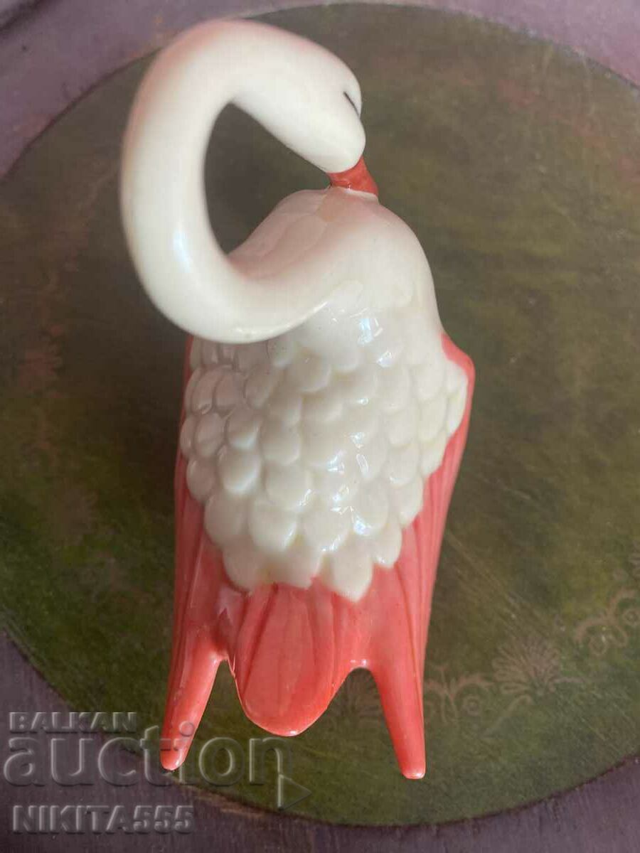 A uniquely beautiful figure of a small porcelain swan - 6 A uniquely beautiful figure of a small porcelain swan - 6