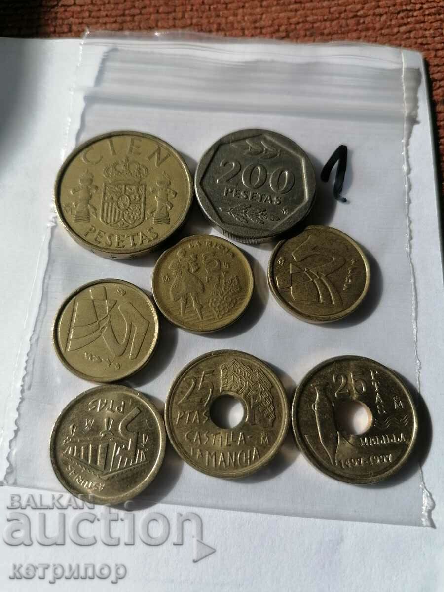 Multe pesete Spania ani diferiti.