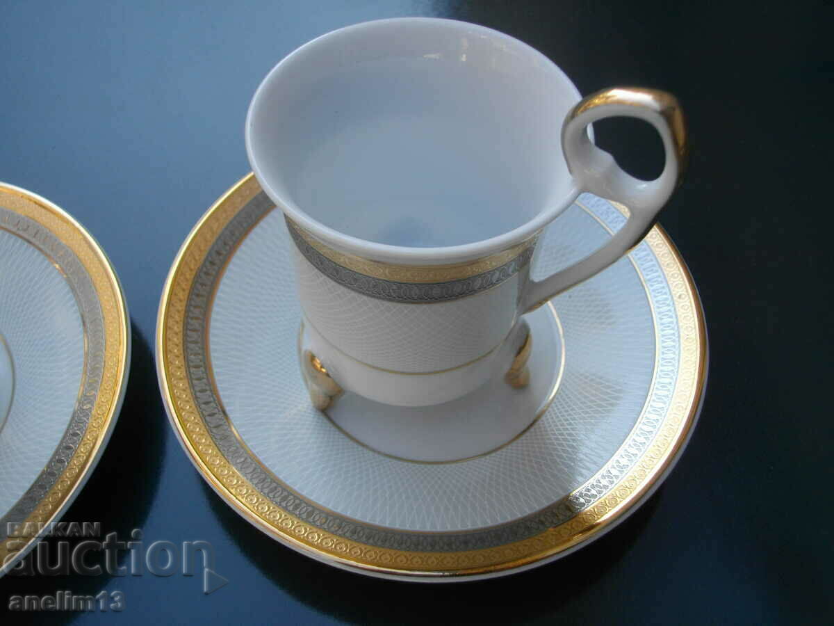 Delivery of LOT OF SMCS GERMANY PORCELAIN CUPS AND SAUCERS Delivery of LOT OF SMCS GERMANY PORCELAIN CUPS AND SAUCERS