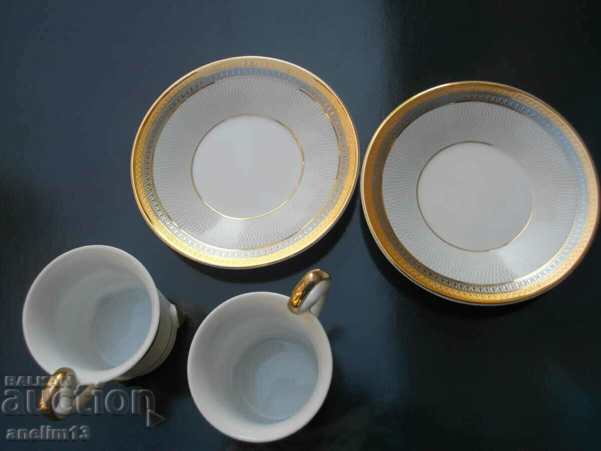 LOT OF SMCS GERMANY PORCELAIN CUPS AND SAUCERS - 6 LOT OF SMCS GERMANY PORCELAIN CUPS AND SAUCERS - 6