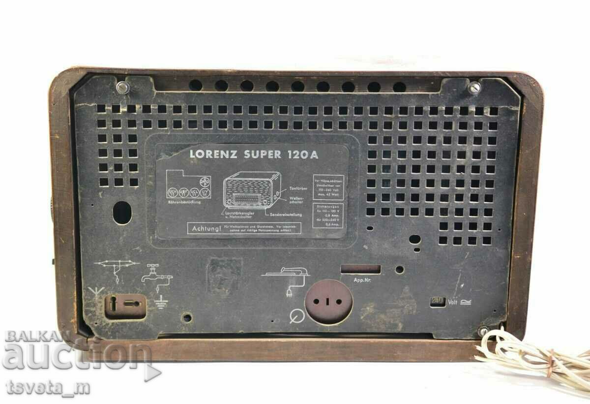 Radio set LORENTZ SUPER 120 A Germany - 6 Radio set LORENTZ SUPER 120 A Germany - 6