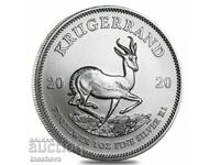 1 OZ SILVER KRUGERAND 2020-YEAR JUAR