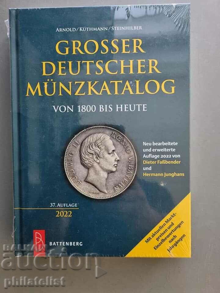 Catalog de monede germane, 1800 până în prezent - 2022