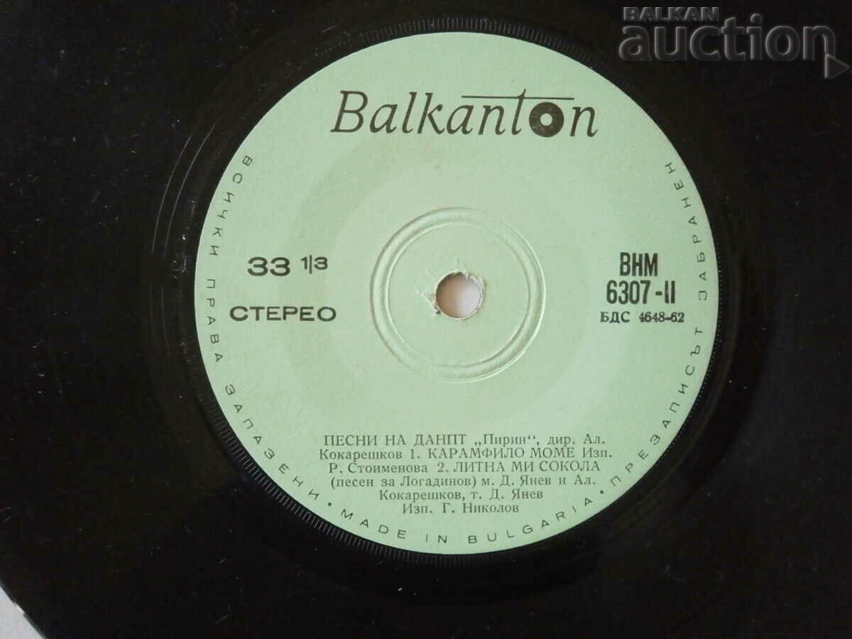 VNM 6307 PIRIN retro vintage plate KARAMFILO MOME - 7 VNM 6307 PIRIN retro vintage plate KARAMFILO MOME - 7