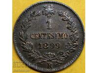 1 centesimo 1899 Italia R - Regele Romei Umberto I 3