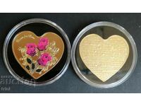 Show your love - gold and silver plaques