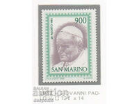 1982. San Marino. Vizita Papei Ioan Paul al II-lea.