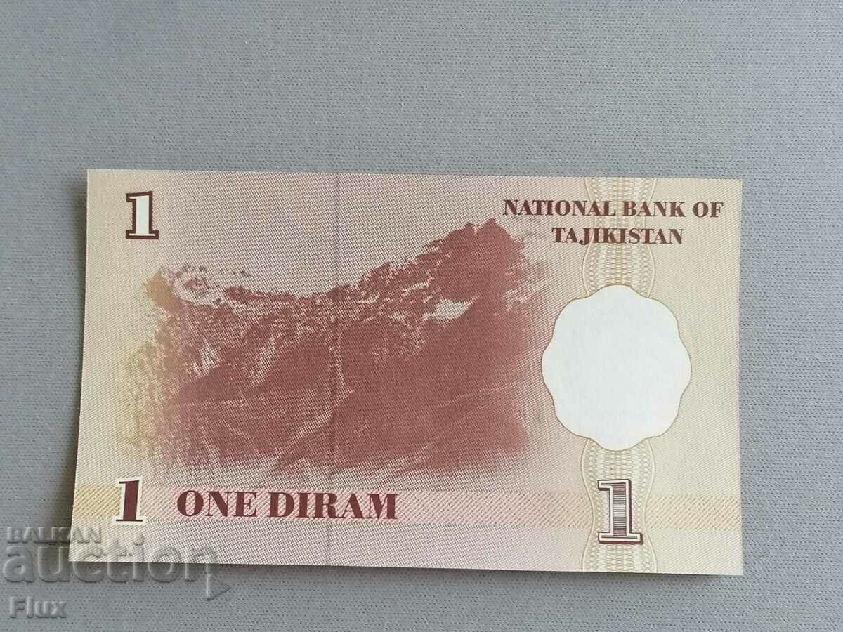 Banknote - Tajikistan - 1 UNC 1999 with price 2.75 BGN | € 1.41 Banknote - Tajikistan - 1 UNC 1999 with price 2.75 BGN | € 1.41