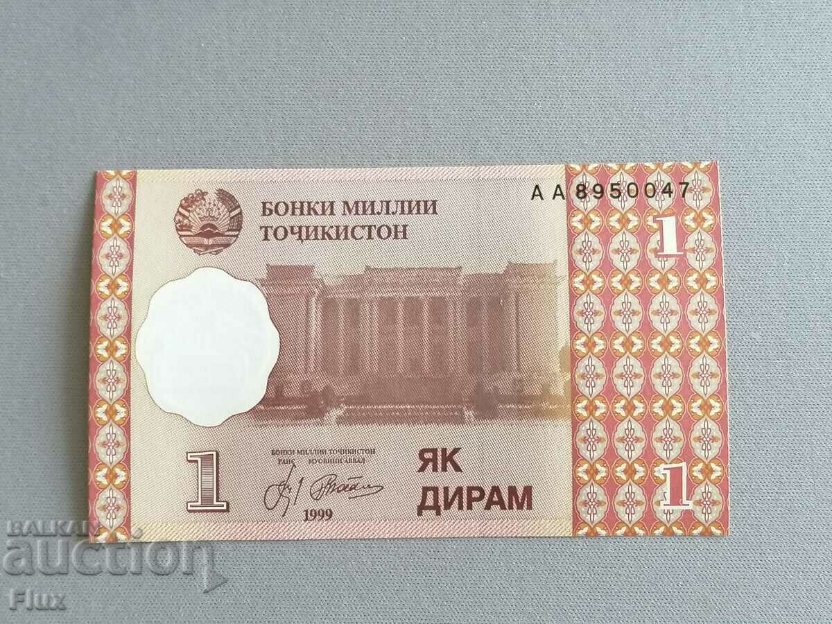 Banknote - Tajikistan - 1 UNC 1999