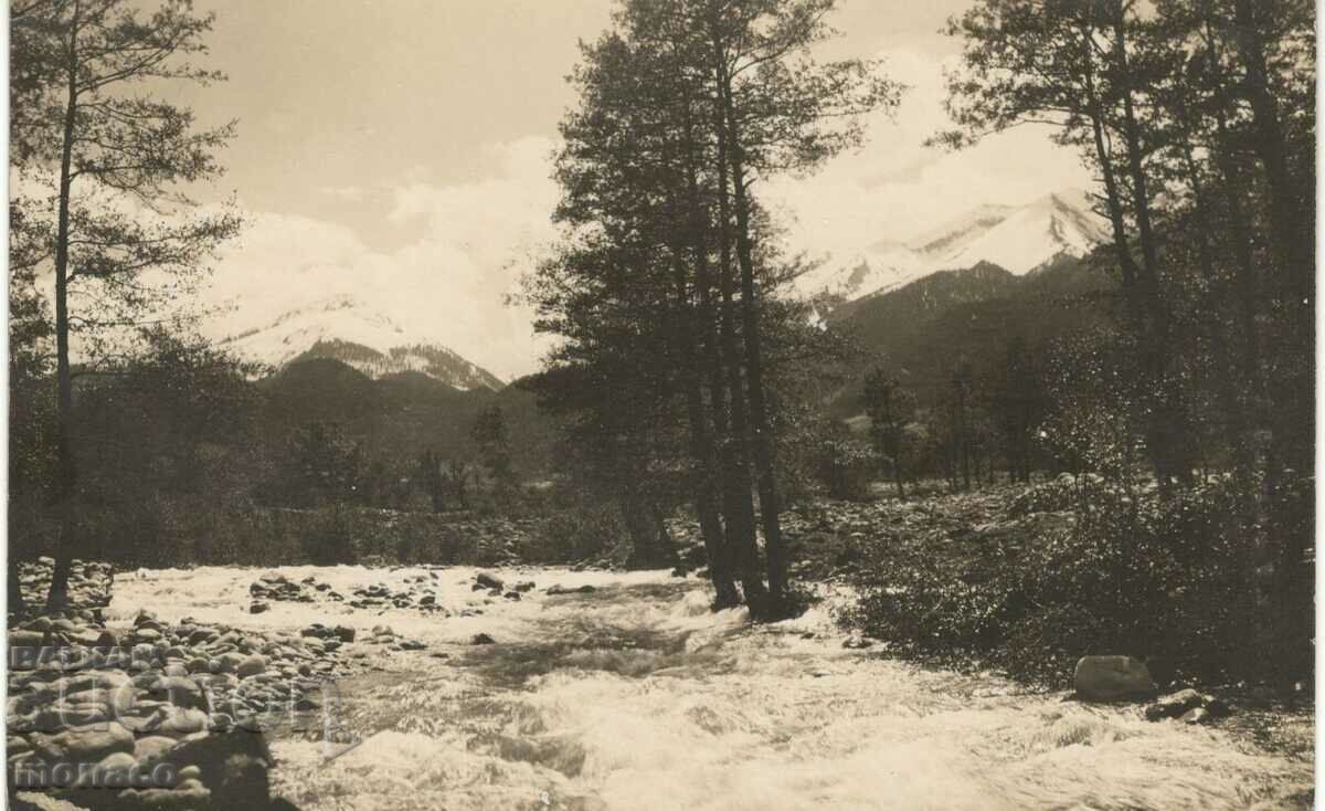 Old postcard - Pirin, Glazne district near Bansko