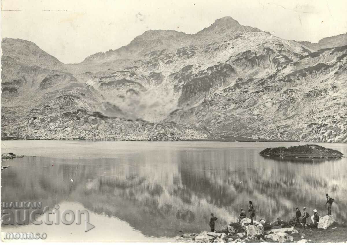 Old postcard - Pirin, Popovoto Lake