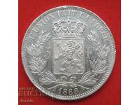 5 Francs 1868 Belgium silver - COMPARE & ASSESS !