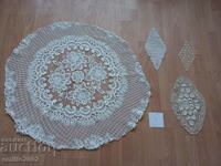 Lot tablecloth retro handmade 001
