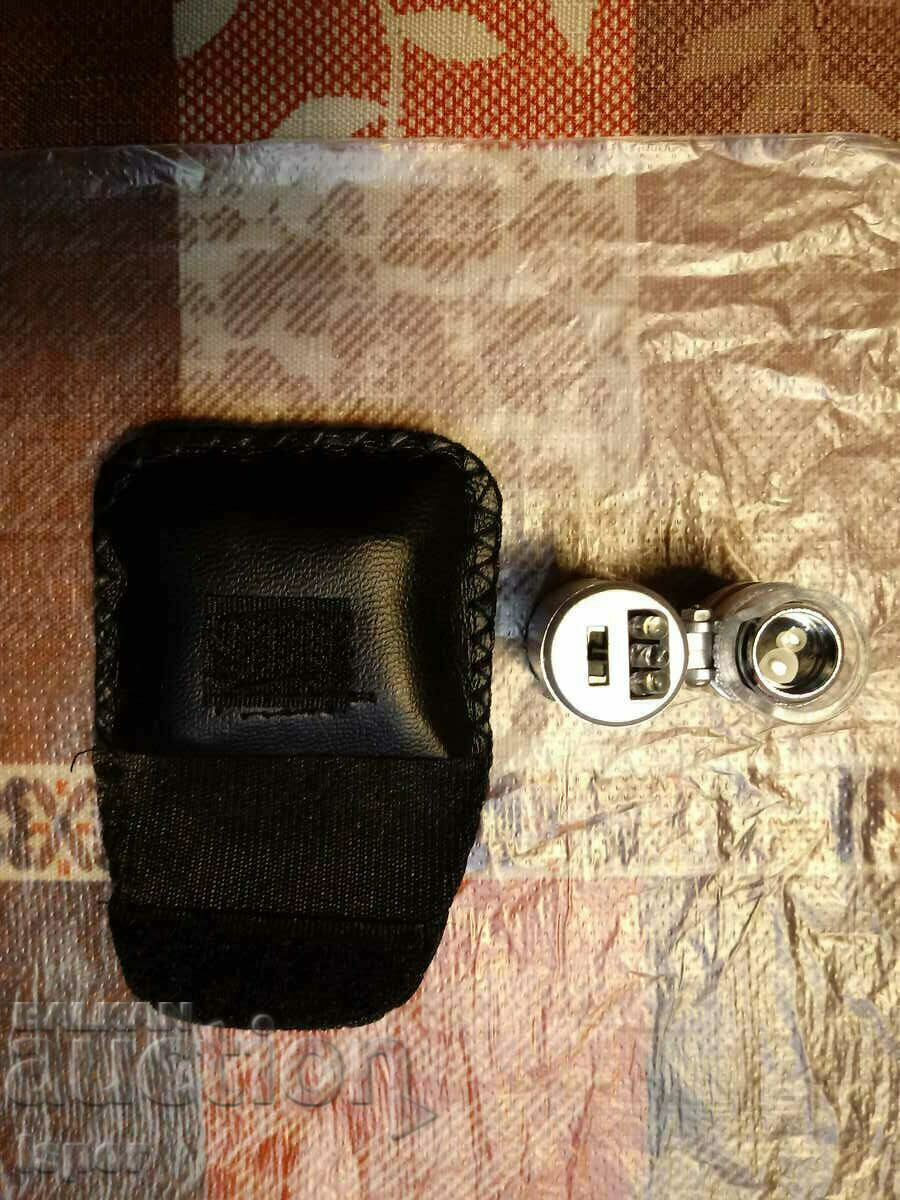 Pocket LED/UV microscope X 60 - 5 Pocket LED/UV microscope X 60 - 5