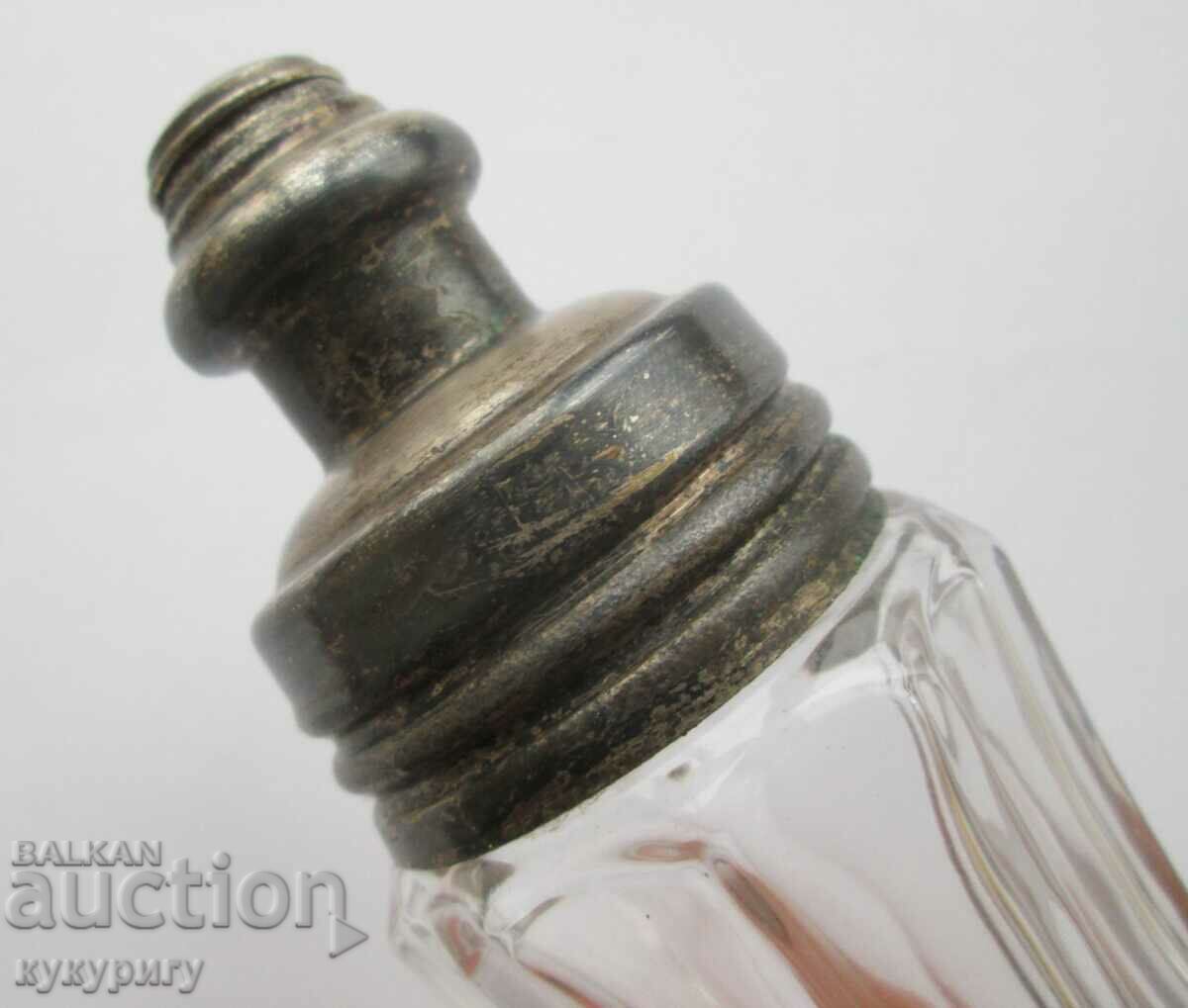 Auction Old vintage perfume or cologne bottle with dispenser Auction Old vintage perfume or cologne bottle with dispenser
