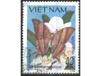 Stamped stamp Fauna Butterfly 1983 from Vietnam