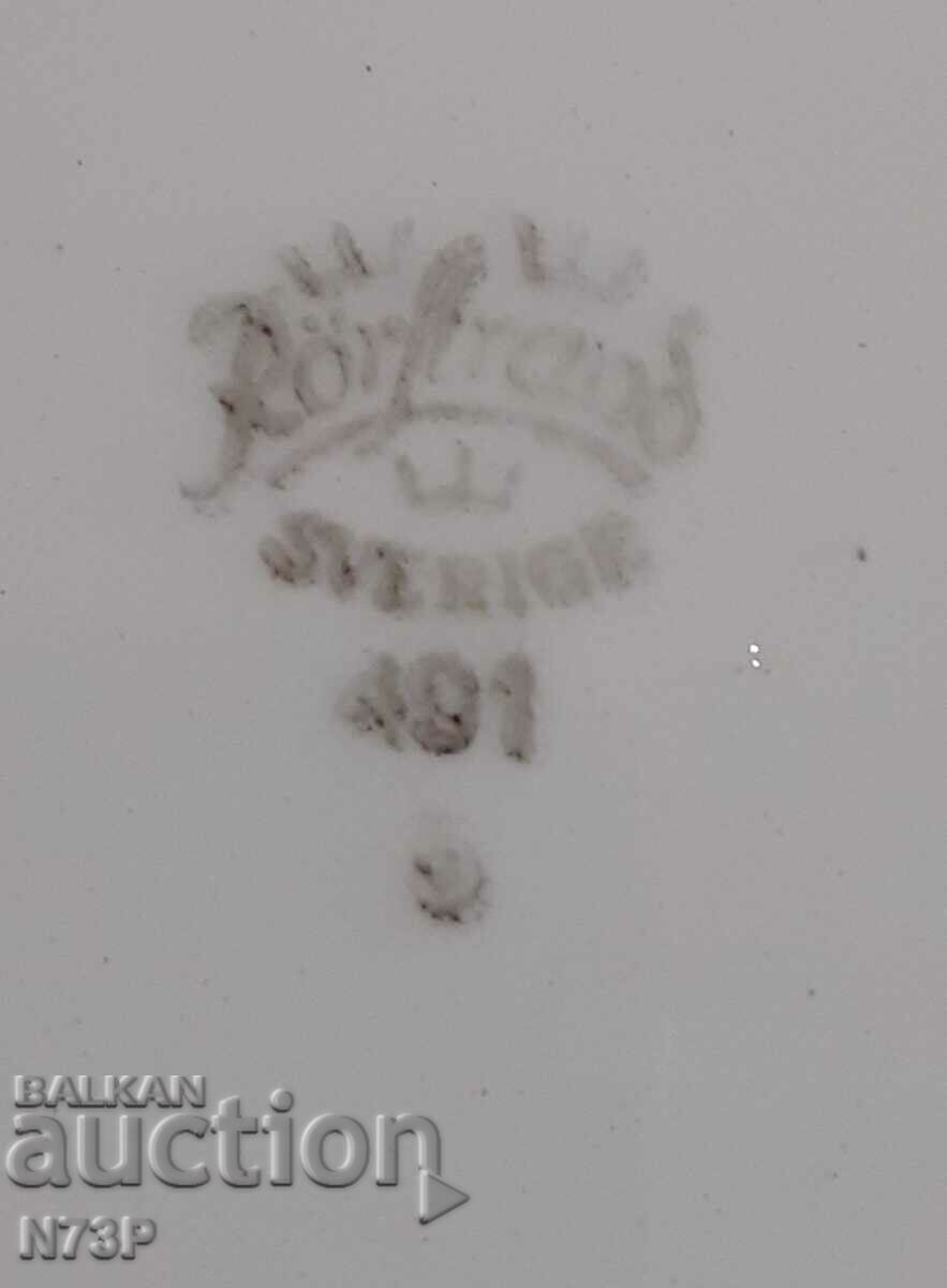 Livrarea PLATĂ VECHE DE PORȚELAN. COLECTIE. RORSTRAND.