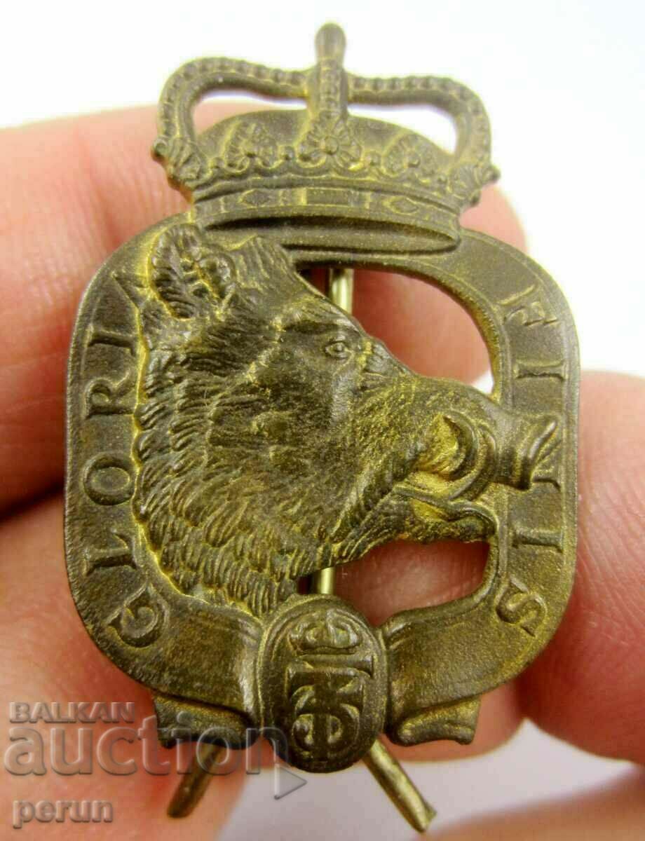 Rare Military Badge-Denmark-Royal Infantry Regiment