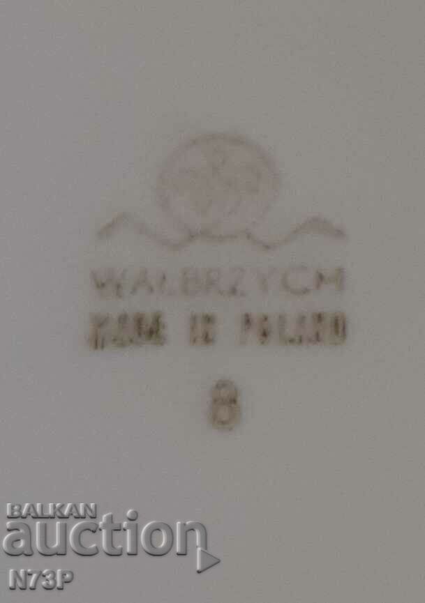 OLD PORCELAIN PLATE. COLLECTION. WALBRZYCH. - 5 OLD PORCELAIN PLATE. COLLECTION. WALBRZYCH. - 5