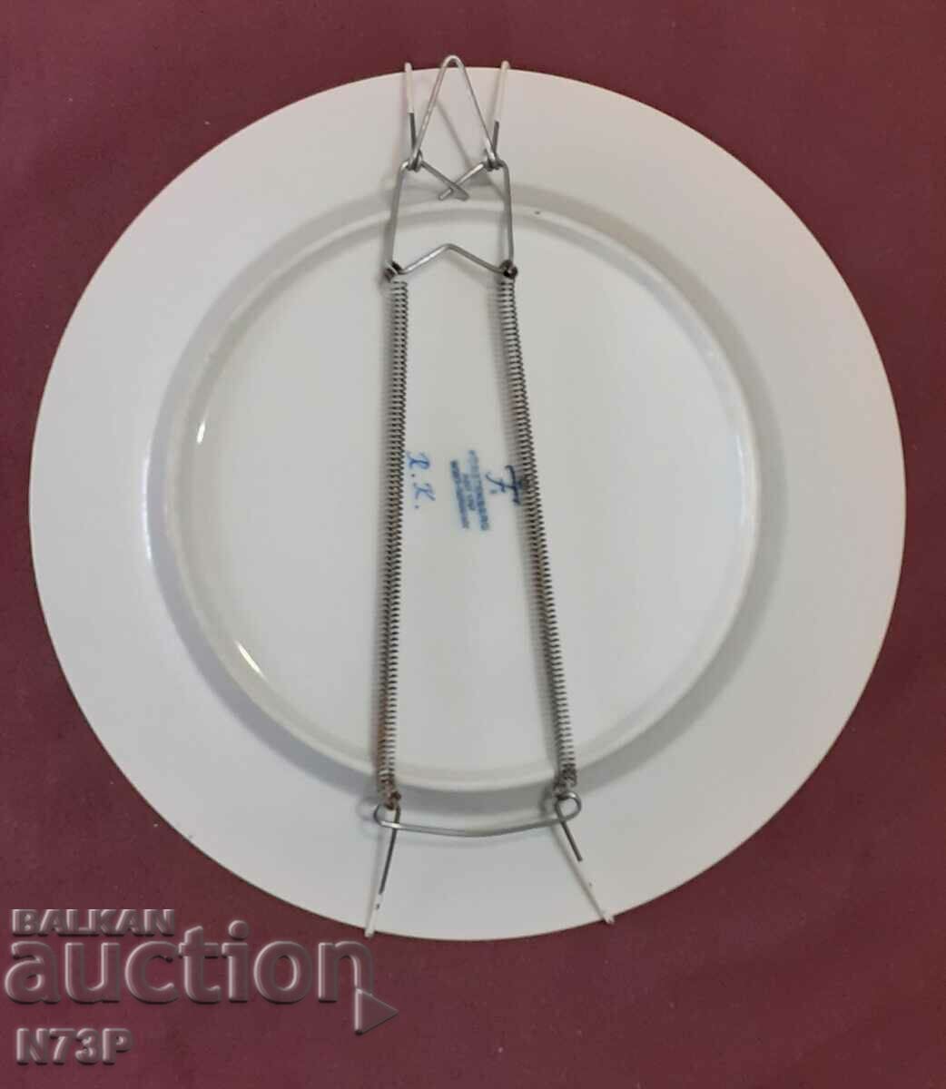 Auction OLD PORCELAIN PLATE. COLLECTION. MADE IN W.GERMANY. Auction OLD PORCELAIN PLATE. COLLECTION. MADE IN W.GERMANY.