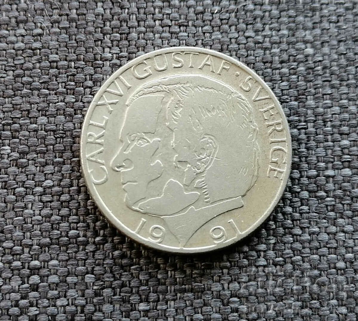 ❤️ ⭐ Sweden 1991 1 kroner ⭐ ❤️