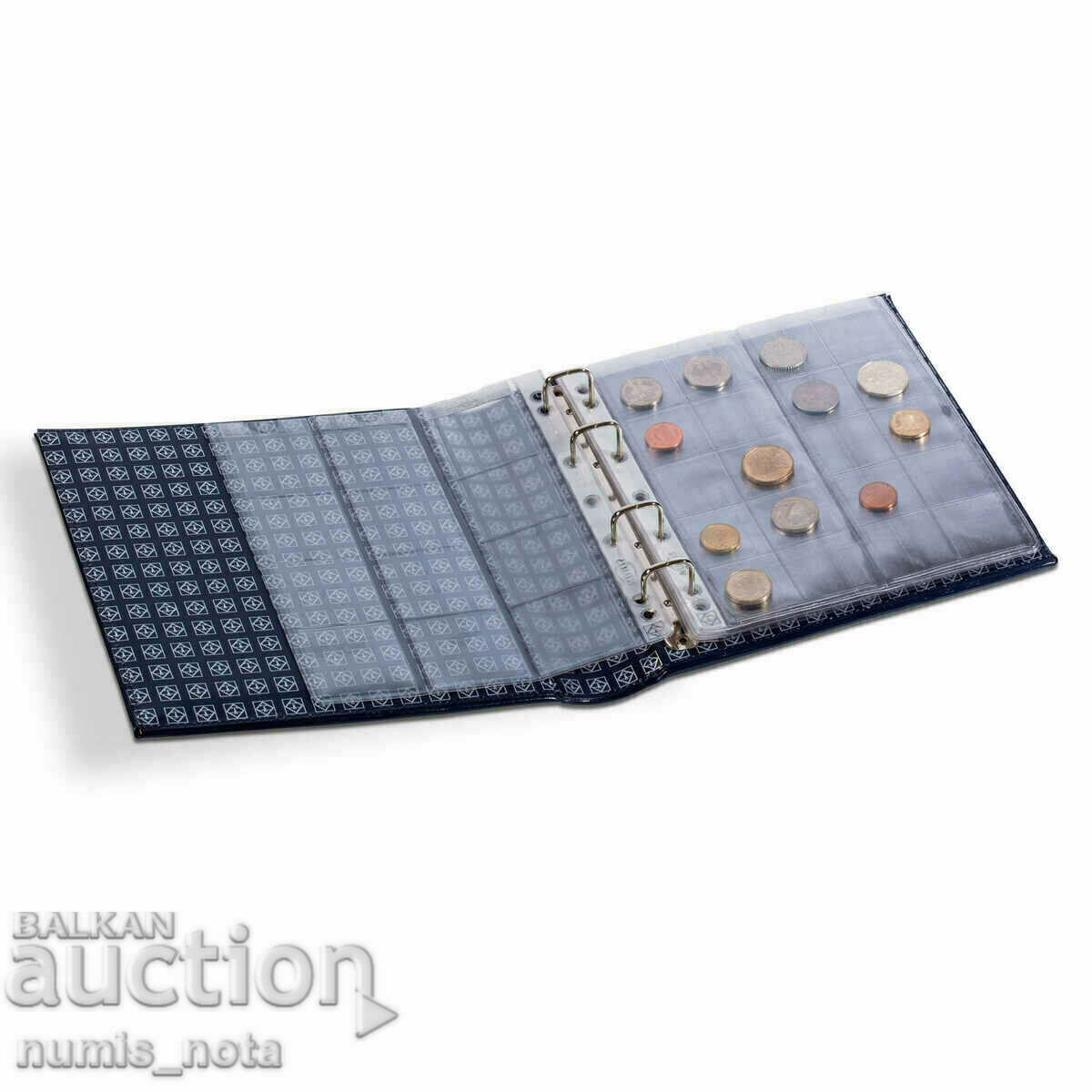 Auction Album Optima Classic with 5 sheets for 152 coins Auction Album Optima Classic with 5 sheets for 152 coins