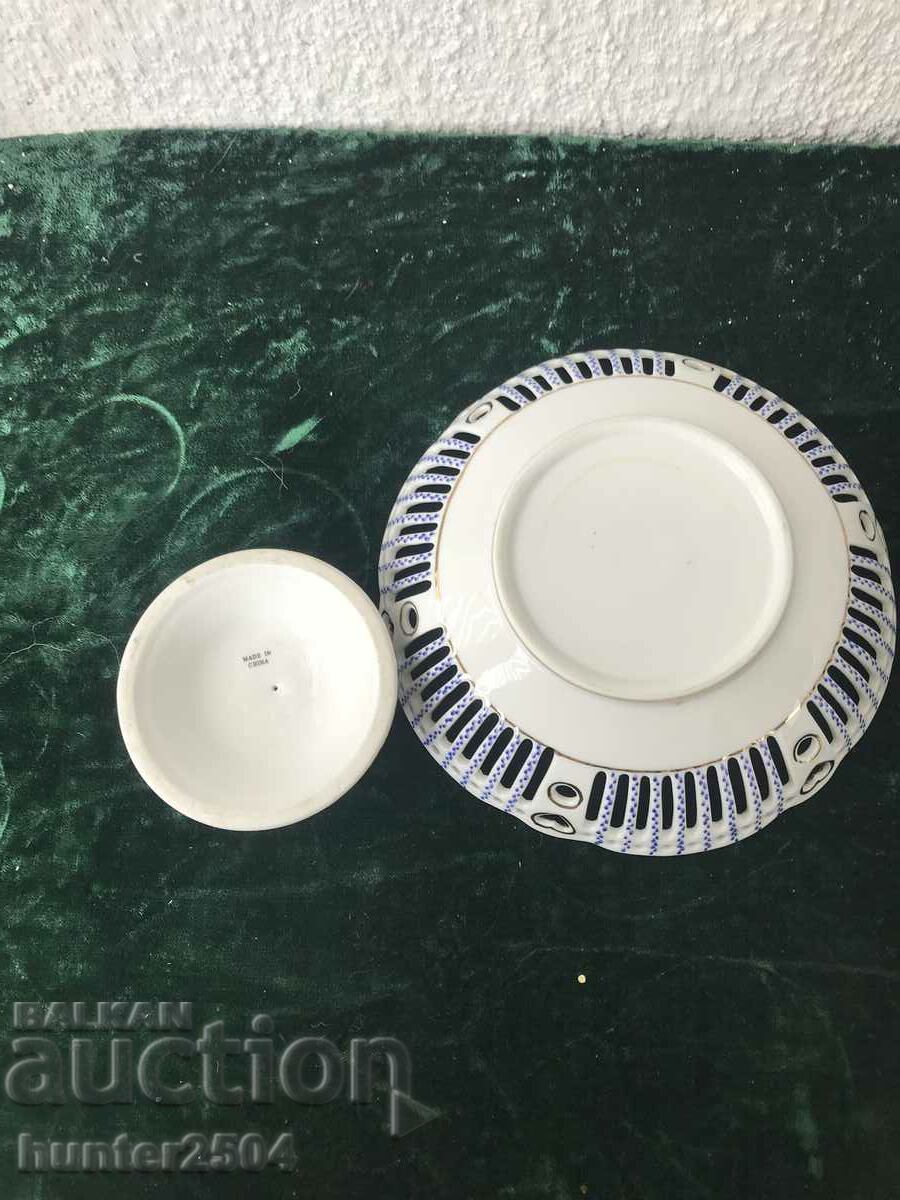 Fruit bowl - openwork, rich decoration - 20 cm - 5 Fruit bowl - openwork, rich decoration - 20 cm - 5