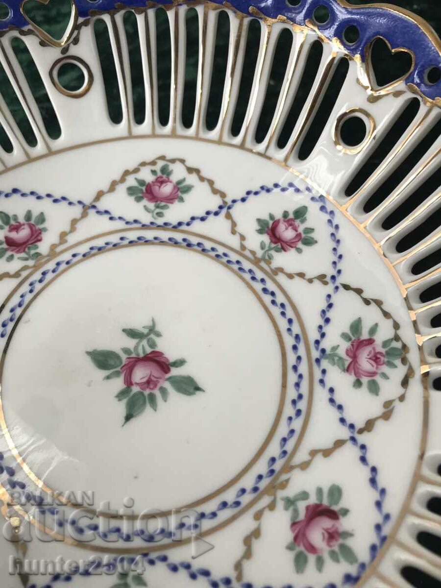 Fruit bowl - openwork, rich decoration - 20 cm - 6 Fruit bowl - openwork, rich decoration - 20 cm - 6