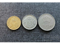 ❤️ ⭐ Πολλά νομίσματα Ισπανία 1975 3 τεμάχια ⭐ ❤️