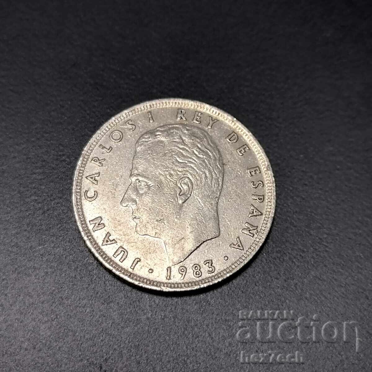 ❤️ ⭐ Spain 1983 25 pesetas ⭐ ❤️ with price 0.79 BGN | € 0.40 ❤️ ⭐ Spain 1983 25 pesetas ⭐ ❤️ with price 0.79 BGN | € 0.40