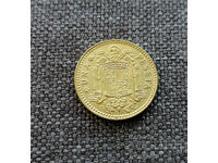 ❤️ ⭐ Spania 1975 1 peseta ⭐ ❤️