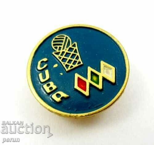 Cuba-Old Cuban Badge-Basketball Federation with price 8.99 BGN | € 4.60 Cuba-Old Cuban Badge-Basketball Federation with price 8.99 BGN | € 4.60