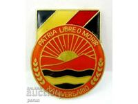 Cuba-Old Cuban badge-10 years since the Revolution