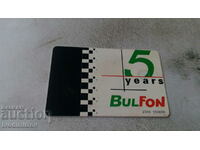 Phonokarta Bulfon 5 years BulFon 75 impulses