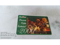 Calling Card BULFON Merry de Anul Nou! 2000 100 impulsuri