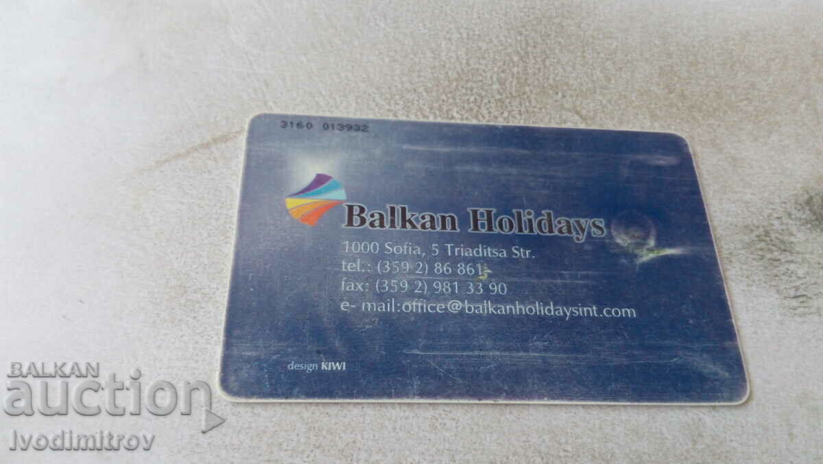 Phonocard Bulfon Balkan Holidays 200 de impulsuri