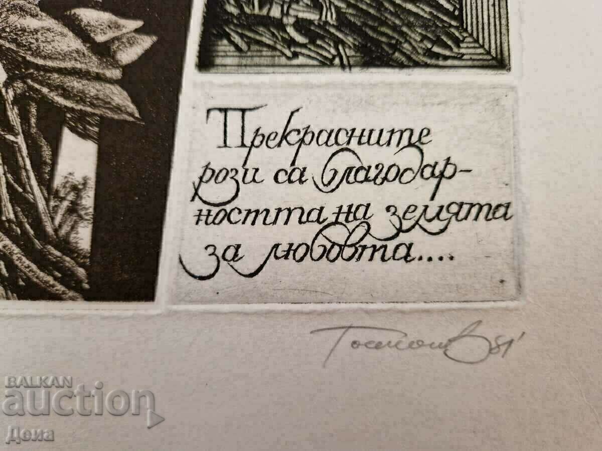 Delivery of Toma Tomov graphics 1981