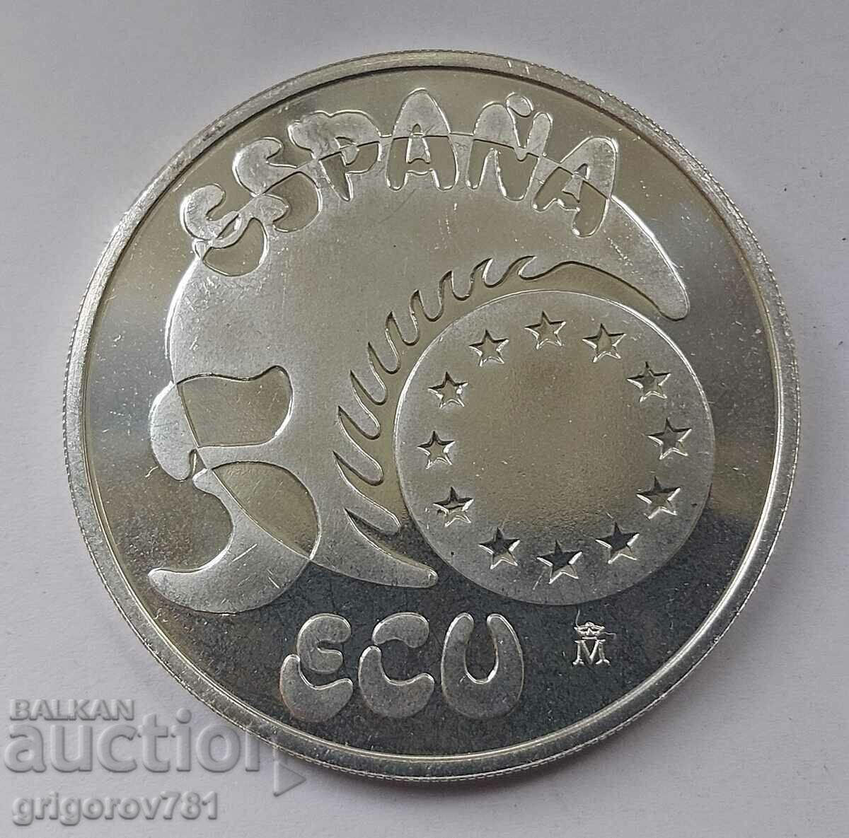 5 ECU Ασημένιο Ισπανία 1989 - Ασημένιο νόμισμα #1 με τιμή € 43.46 | 85.00 BGN