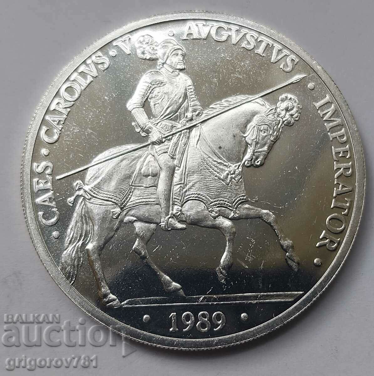5 екю сребро Испания 1989 - сребърна монета #1