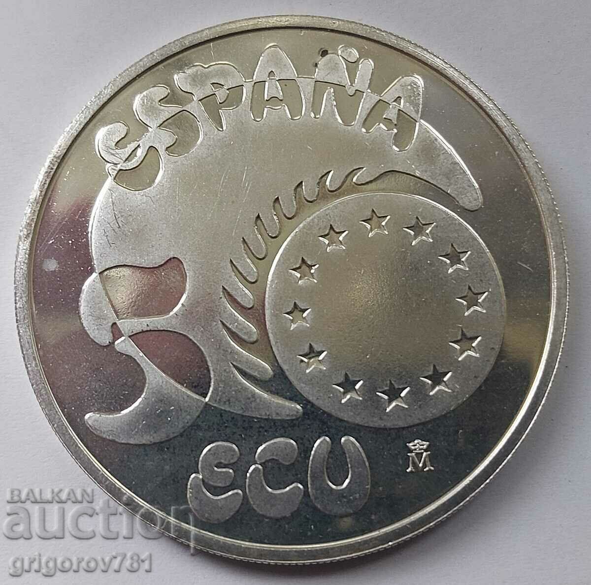 5 ECU Ασημένιο Ισπανία 1989 - Ασημένιο νόμισμα #2 με τιμή 85.00 BGN | € 43.46 5 ECU Ασημένιο Ισπανία 1989 - Ασημένιο νόμισμα #2 με τιμή 85.00 BGN | € 43.46