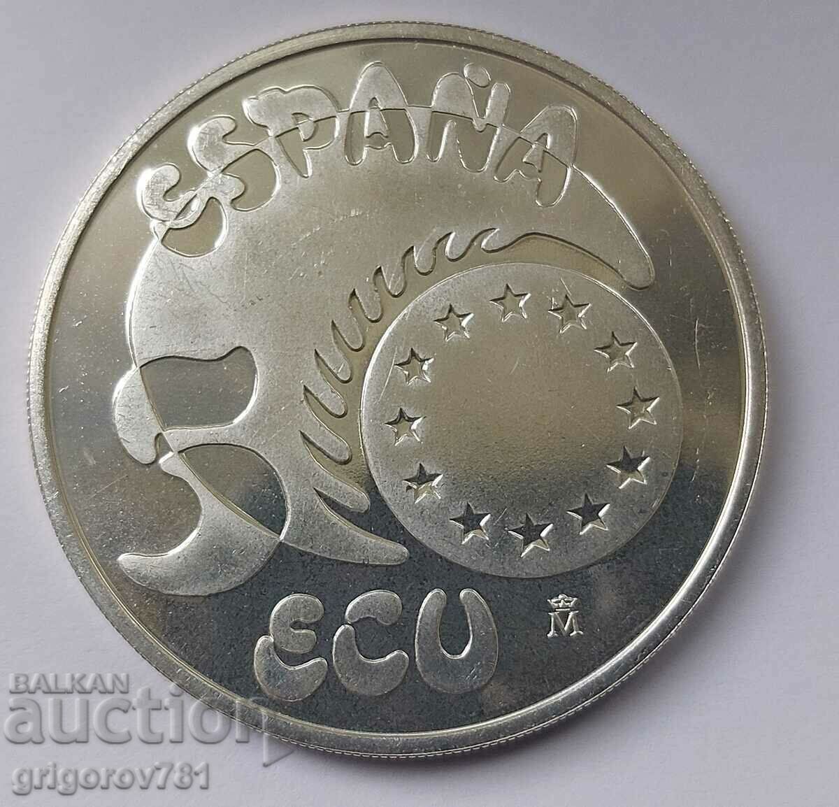 5 ECU Ασημένιο Ισπανία 1989 - Ασημένιο νόμισμα #3 με τιμή 85.00 BGN | € 43.46 5 ECU Ασημένιο Ισπανία 1989 - Ασημένιο νόμισμα #3 με τιμή 85.00 BGN | € 43.46