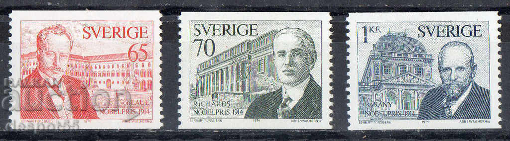 1974. Suedia. Câștigători ai Premiului Nobel din 1914.