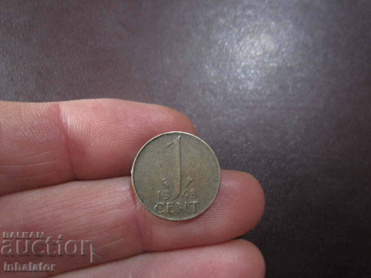 1948 1 cent Netherlands -