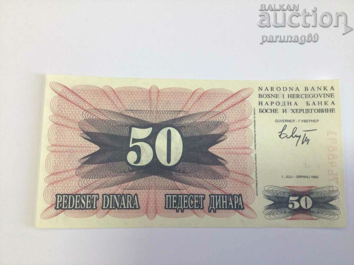 Bosnia și Herțegovina 50 de dinari 1992 UNC (BS)