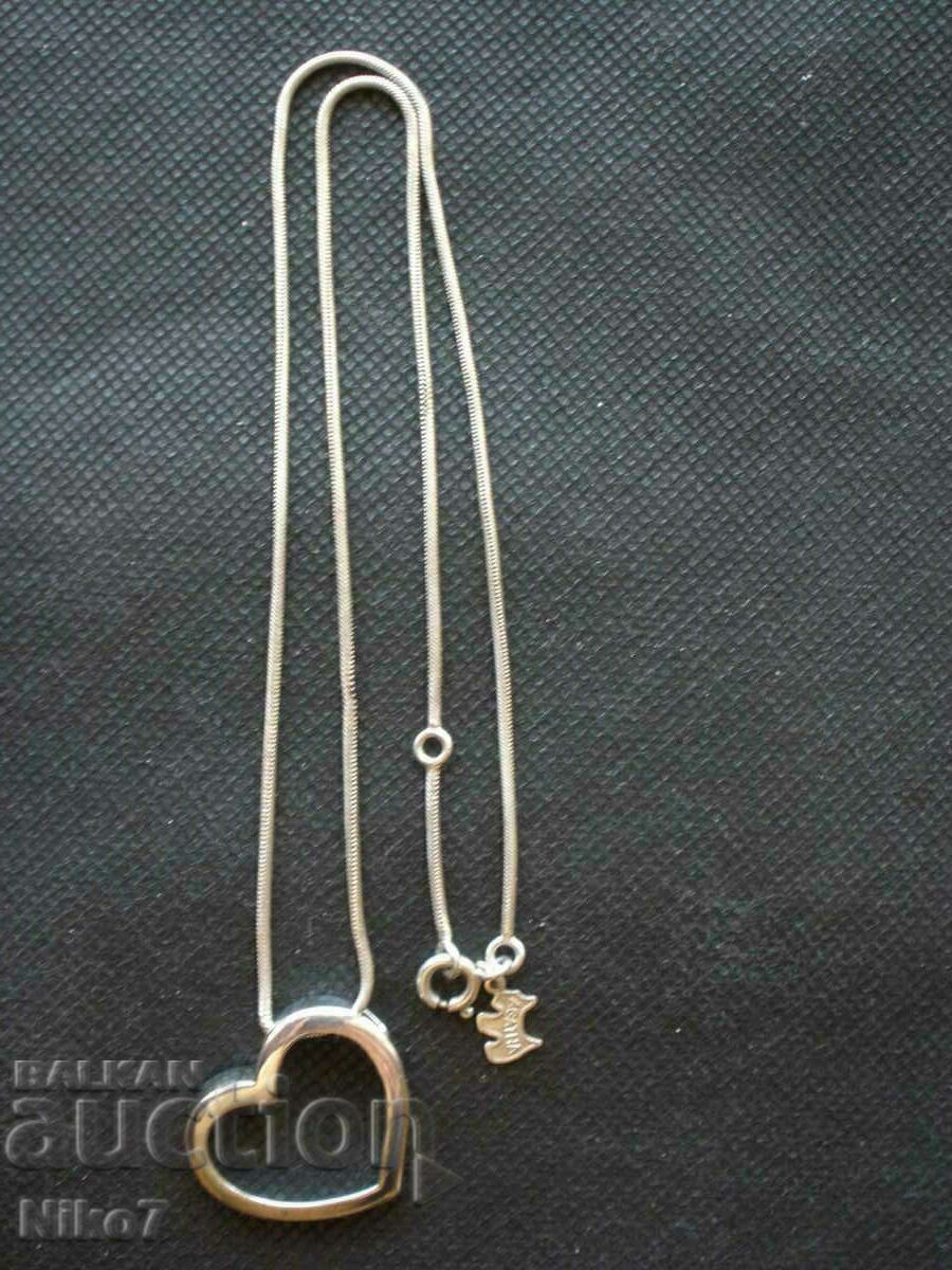 Vintage, silver, designer necklace (medallion). Vintage, silver, designer necklace (medallion).