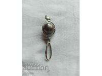 SILVER BABY RATTLE